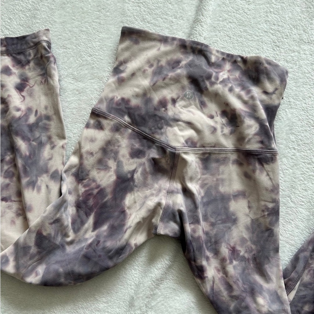 Lululemon Align Crop 21" *Diamond Dye Diamond Dye Pink Bliss Graphite Purple